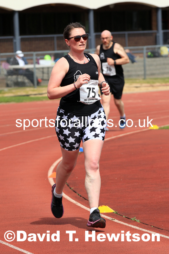 2022 North Eastern Counties AA 10000 metres Champs., Chester le Street, Sat,. May 21st. Photo: David T. Hewitson/Sports for All Pics